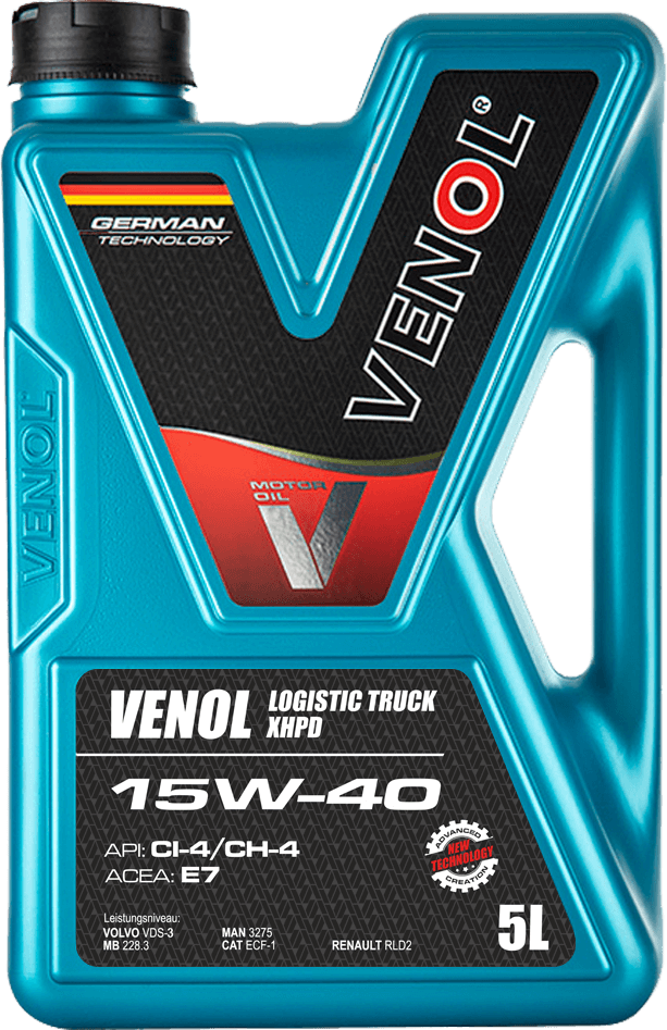 OLEJ SILNIKOWY VENOL LOGISTIC TRUCK XHPD CI 4 CH 4 15W40_5L